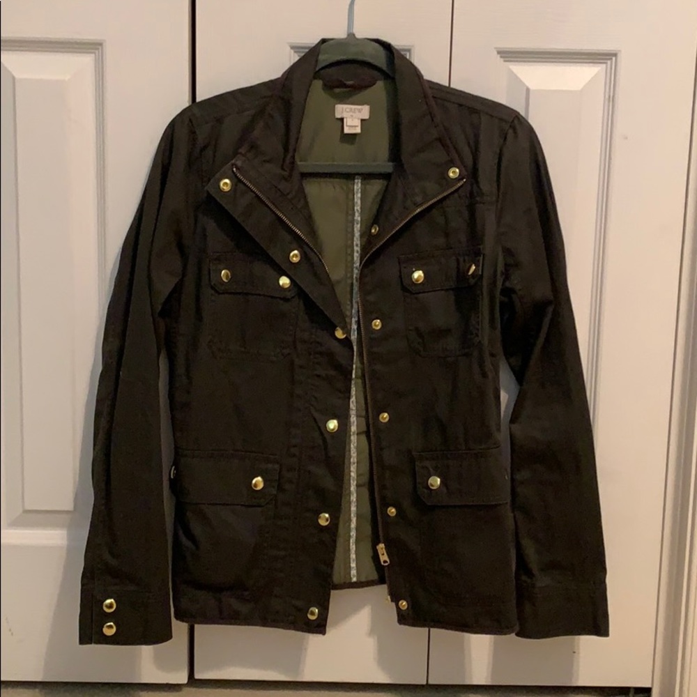J.Crew women’s Mossy brown downtown field jacket